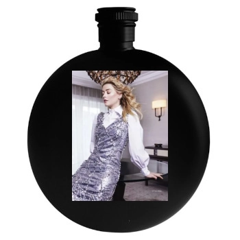 Amber Heard Round Flask