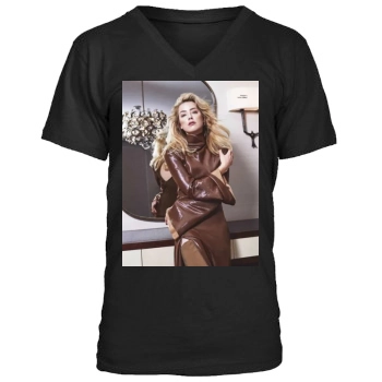 Amber Heard Men's V-Neck T-Shirt