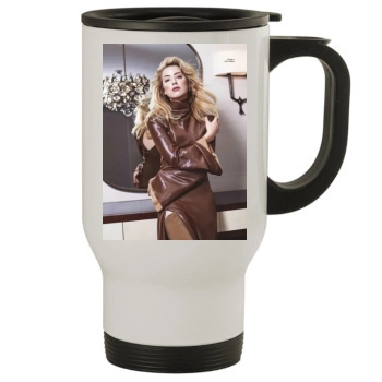 Amber Heard Stainless Steel Travel Mug