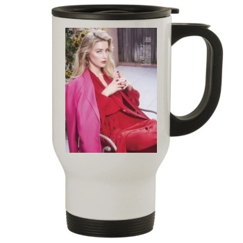 Amber Heard Stainless Steel Travel Mug