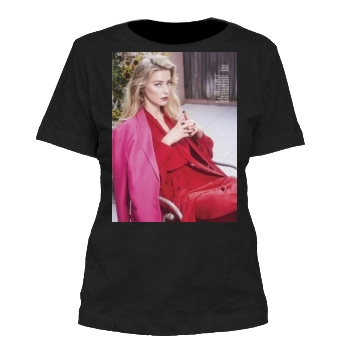 Amber Heard Women's Cut T-Shirt