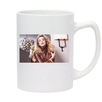 Amber Heard 14oz White Statesman Mug