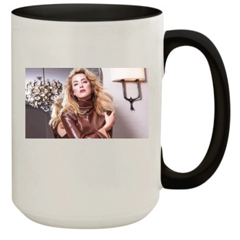 Amber Heard 15oz Colored Inner & Handle Mug