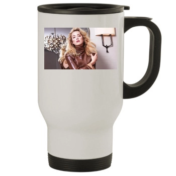 Amber Heard Stainless Steel Travel Mug