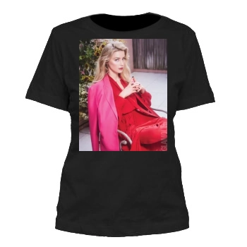 Amber Heard Women's Cut T-Shirt