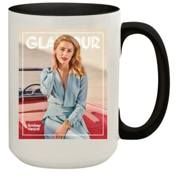 Amber Heard 15oz Colored Inner & Handle Mug