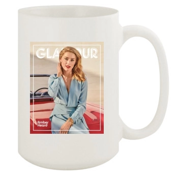 Amber Heard 15oz White Mug