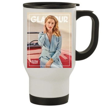 Amber Heard Stainless Steel Travel Mug