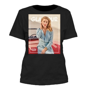 Amber Heard Women's Cut T-Shirt