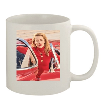 Amber Heard 11oz White Mug