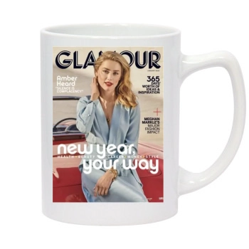 Amber Heard 14oz White Statesman Mug