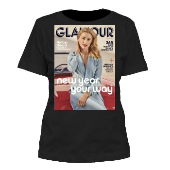 Amber Heard Women's Cut T-Shirt