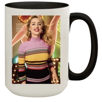 Amber Heard 15oz Colored Inner & Handle Mug