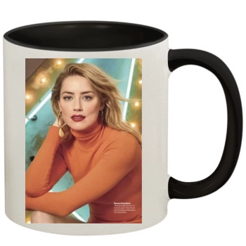 Amber Heard 11oz Colored Inner & Handle Mug