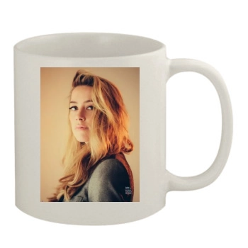 Amber Heard 11oz White Mug