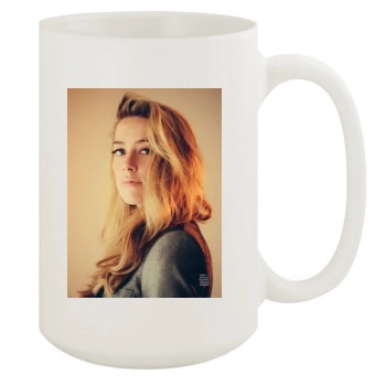 Amber Heard 15oz White Mug