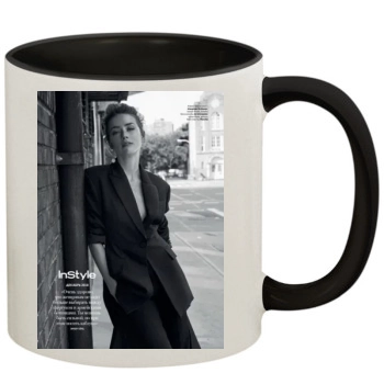 Amber Heard 11oz Colored Inner & Handle Mug