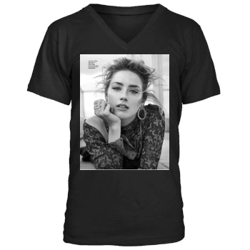 Amber Heard Men's V-Neck T-Shirt