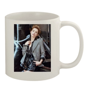 Amber Heard 11oz White Mug