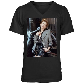 Amber Heard Men's V-Neck T-Shirt