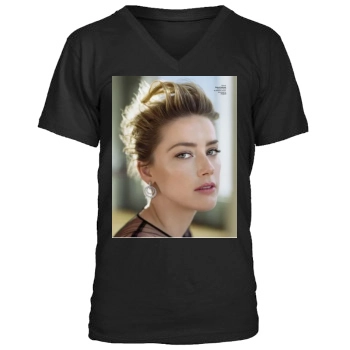 Amber Heard Men's V-Neck T-Shirt