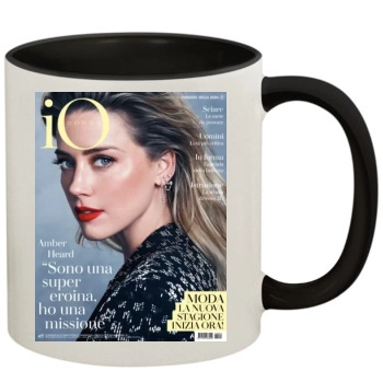 Amber Heard 11oz Colored Inner & Handle Mug