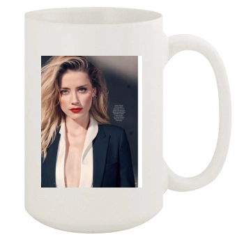 Amber Heard 15oz White Mug