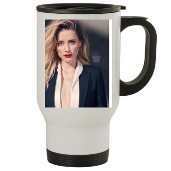 Amber Heard Stainless Steel Travel Mug