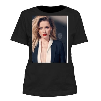 Amber Heard Women's Cut T-Shirt