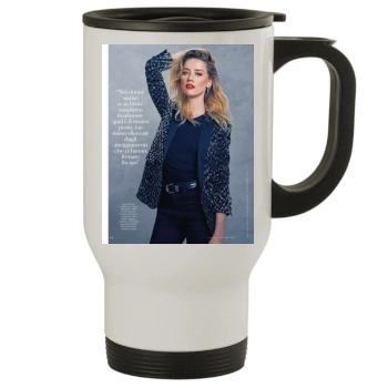 Amber Heard Stainless Steel Travel Mug