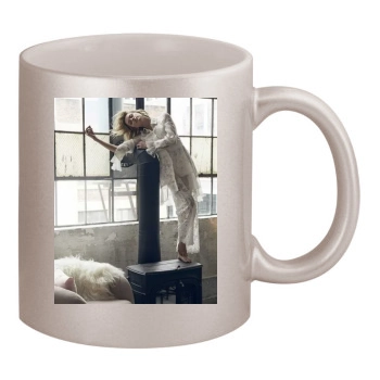 Amber Heard 11oz Metallic Silver Mug