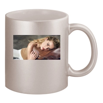 Amber Heard 11oz Metallic Silver Mug