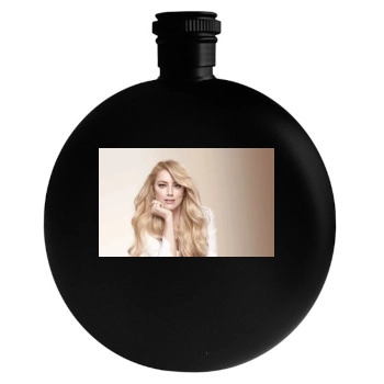 Amber Heard Round Flask