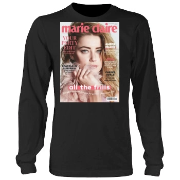 Amber Heard Men's Heavy Long Sleeve TShirt