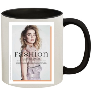 Amber Heard 11oz Colored Inner & Handle Mug