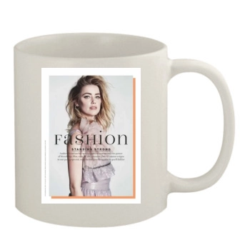 Amber Heard 11oz White Mug