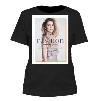 Amber Heard Women's Cut T-Shirt