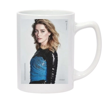 Amber Heard 14oz White Statesman Mug