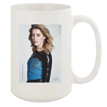 Amber Heard 15oz White Mug