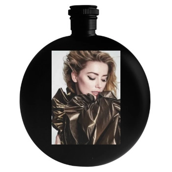 Amber Heard Round Flask