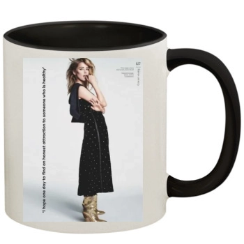 Amber Heard 11oz Colored Inner & Handle Mug