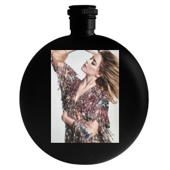 Amber Heard Round Flask