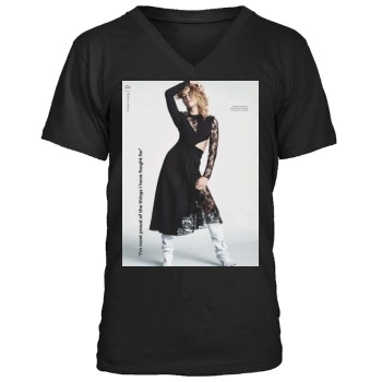 Amber Heard Men's V-Neck T-Shirt