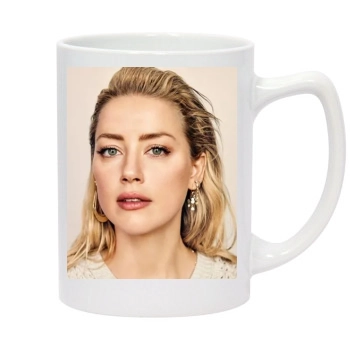 Amber Heard 14oz White Statesman Mug