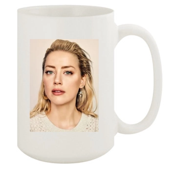 Amber Heard 15oz White Mug