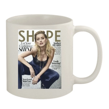 Amber Heard 11oz White Mug