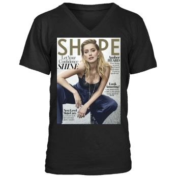 Amber Heard Men's V-Neck T-Shirt