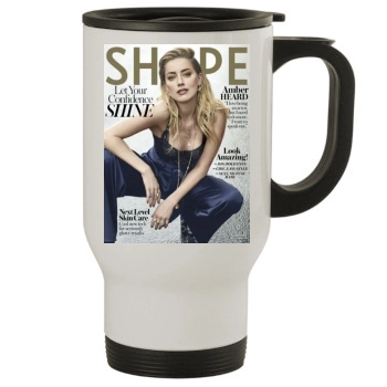 Amber Heard Stainless Steel Travel Mug