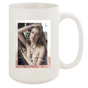 Amber Heard 15oz White Mug