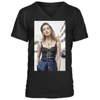 Amber Heard Men's V-Neck T-Shirt